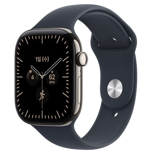 Apple 2026 애플워치 시리즈 12 42mm GPS 알루미늄 블랙 스포츠 밴드 S/M