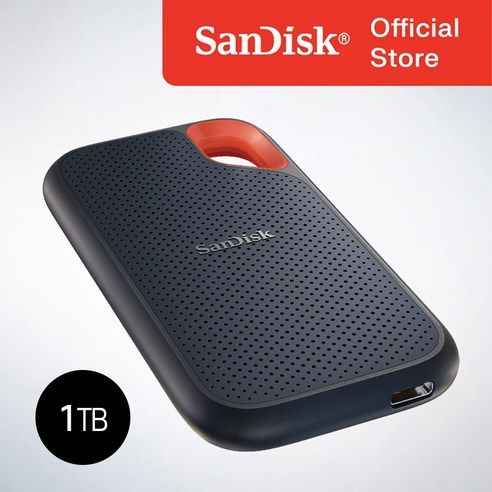 휴대용 외장하드 추천 샌디스크 익스트림 포터블 E61 1TB SDSSDE61-1T00-G25 최대 1050MB/s 할인